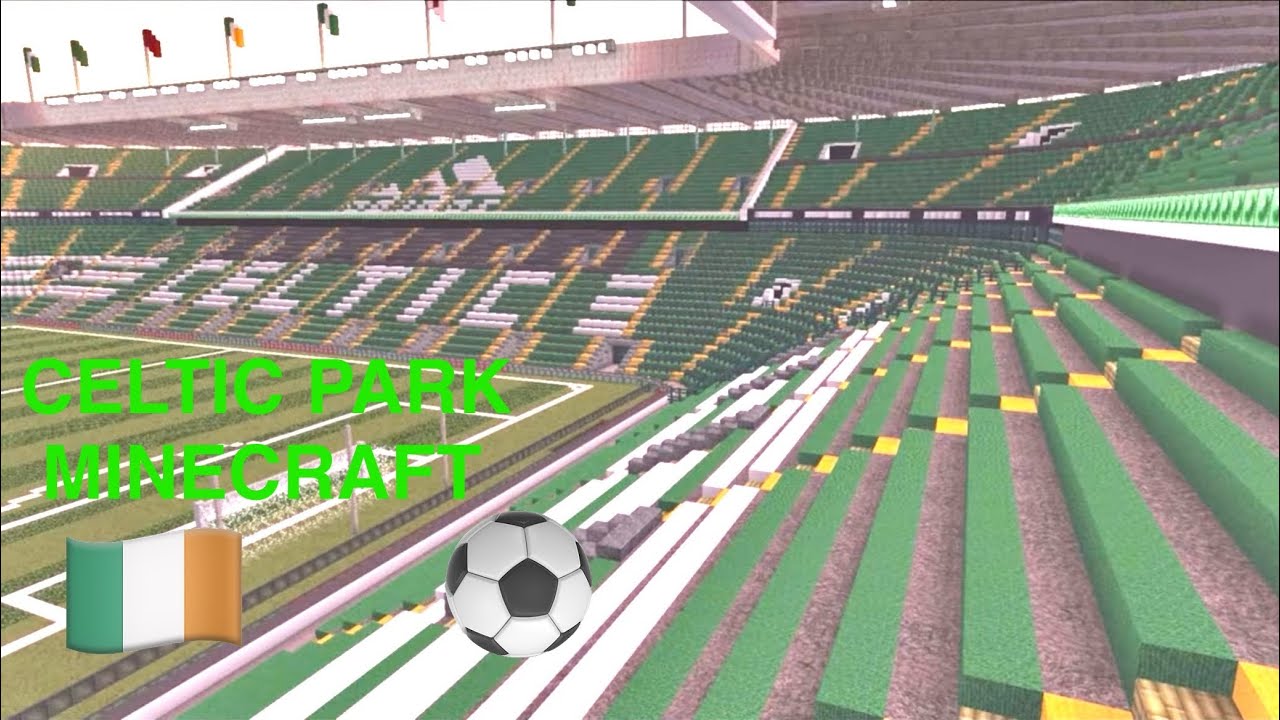 Celtic Park Minecraft build on PS5