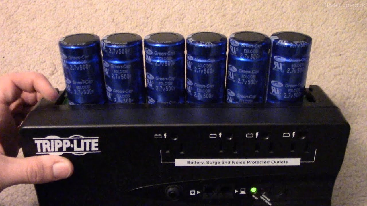 Supercapacitor Conversion of a Tripp-Lite UPS