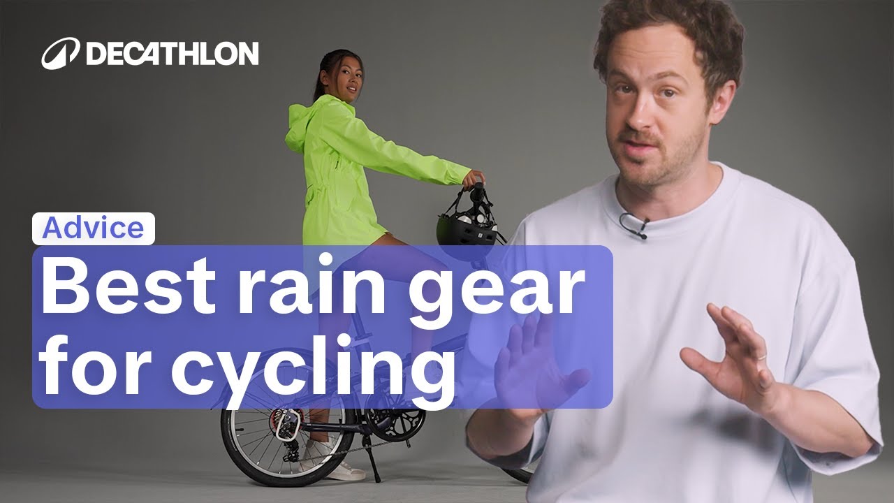 GUIDE - Cycling rain gear: how to stay dry & visible? 🚴 I Decathlon