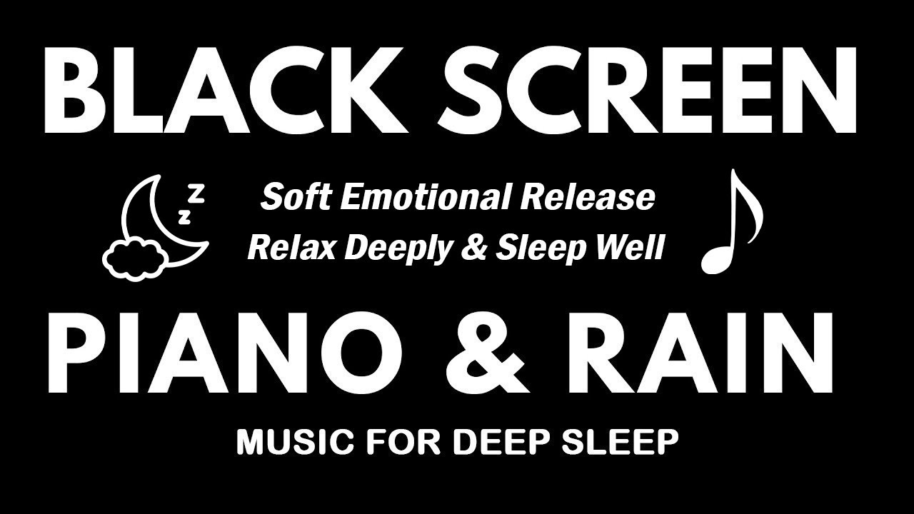 FALL INTO DEEP SLEEP - Relaxing Piano with Rain Sounds | Calm the Mind, Ease Anxiety & Sleep Well