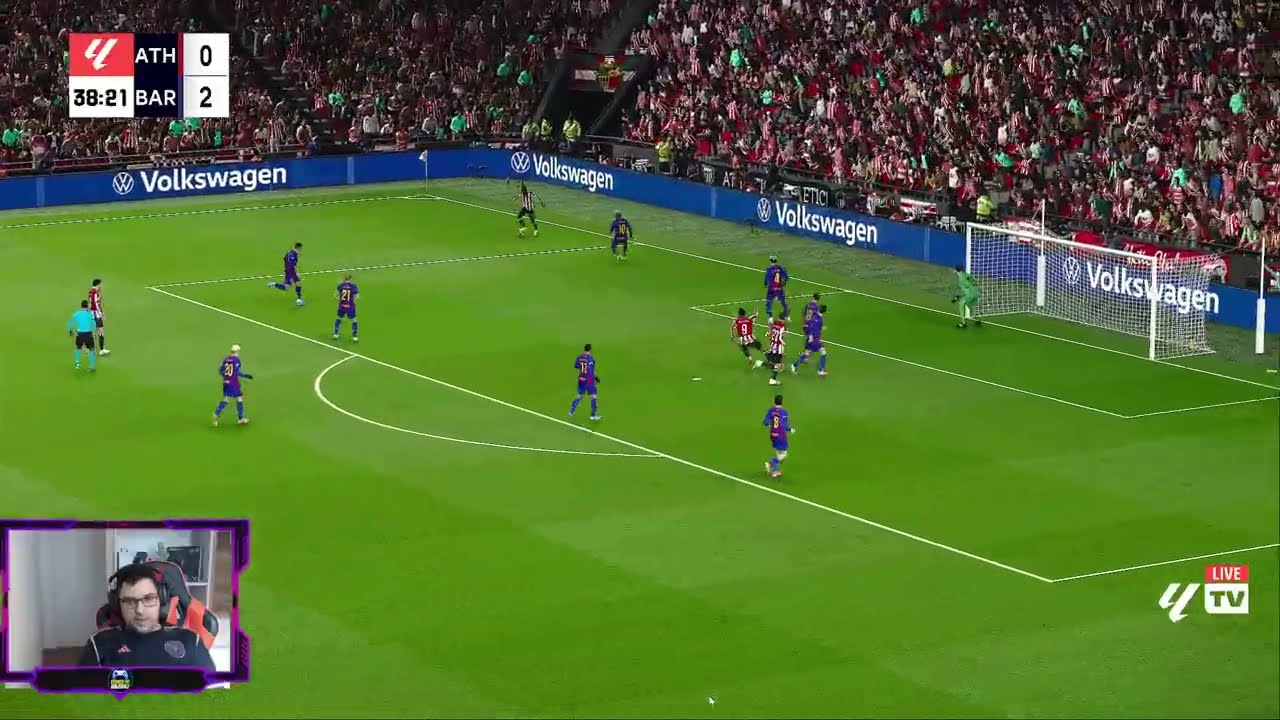 PES 2021 - Athletic Bilbao vs Barcelone . Championnat 2026. Match complet [Efootball Mod 2026]