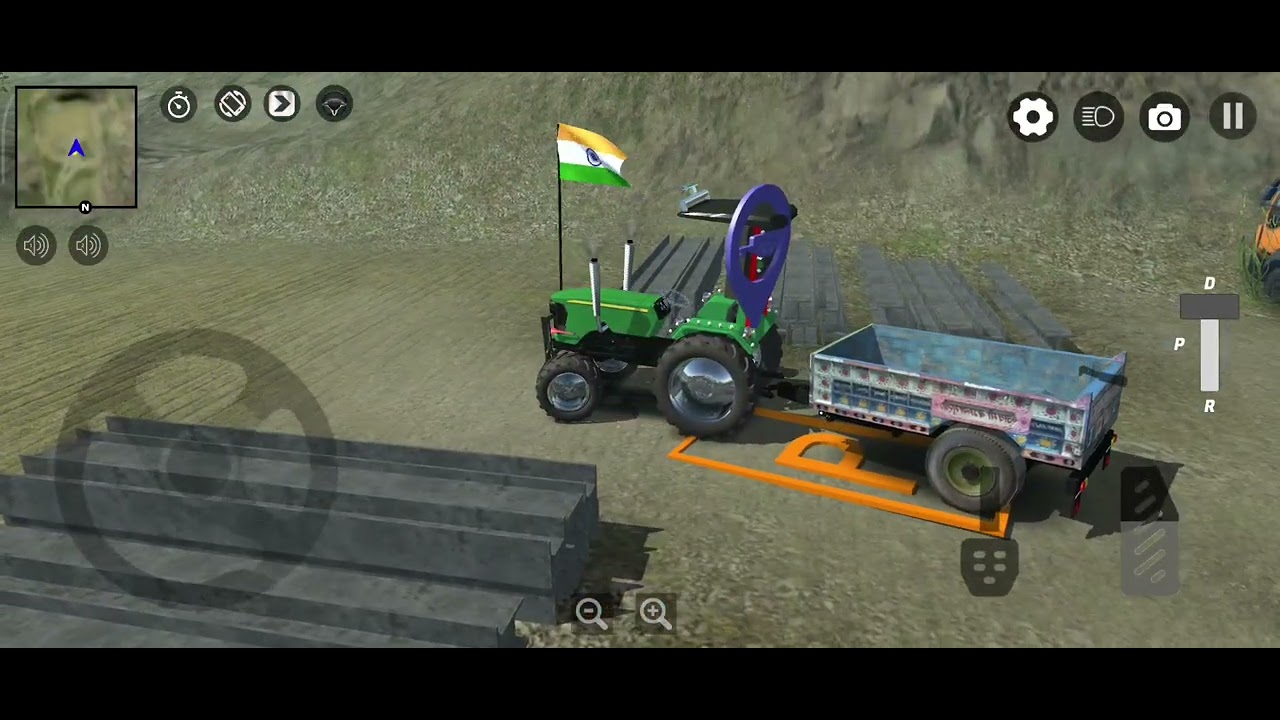 इंडियन ट्रैक्टर सिम्युलेटर में लोहे के गाटर की डिलीवरी 🚜 | Realistic Gameplay