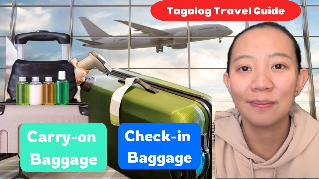 Check-in Bag vs. Carry-on Bag| Tagalog Travel Guide| Ano ang check-in bag at carry-on bag