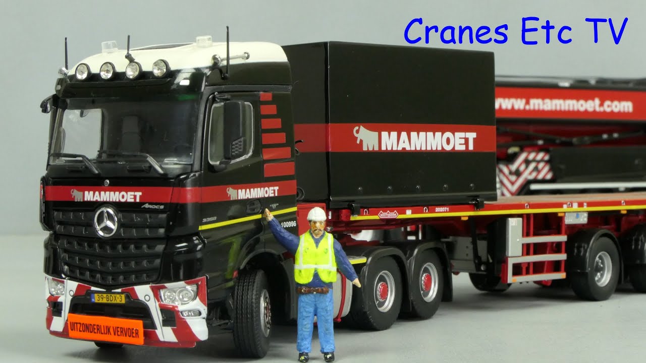 IMC Mercedes-Benz Arocs + Ballast Trailer 'Mammoet' от Cranes Etc TV