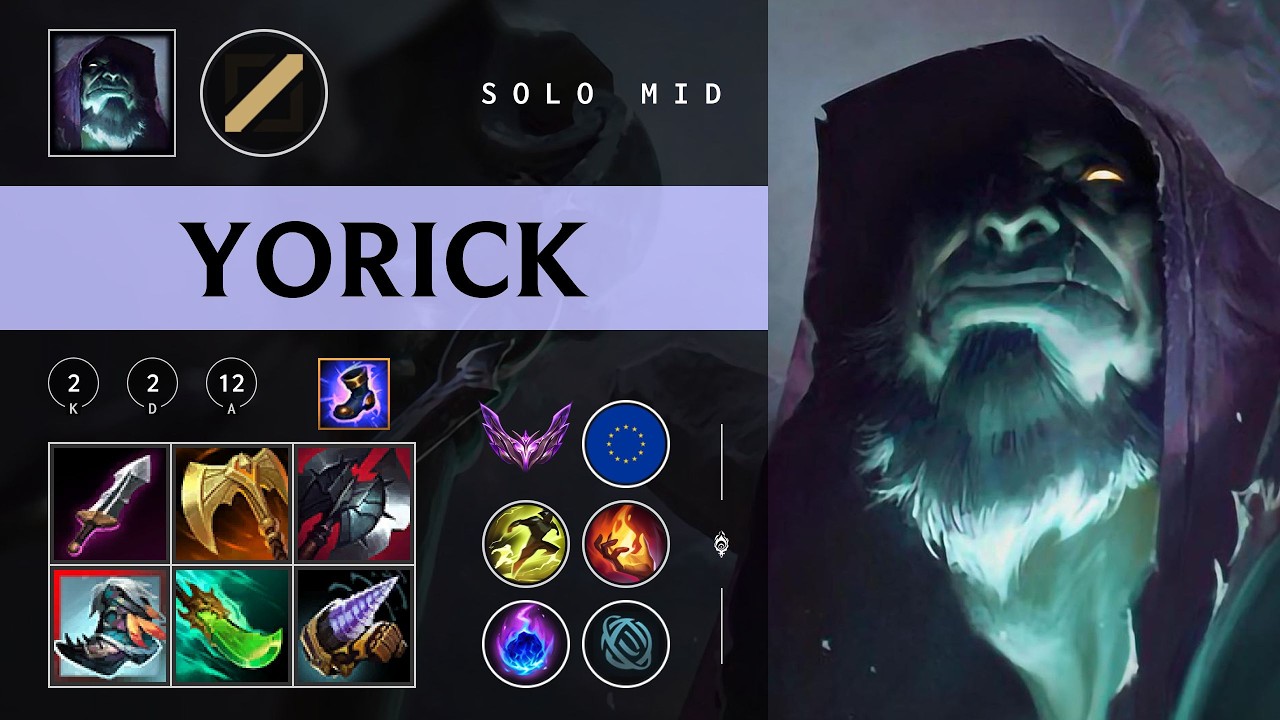 Yorick Mid vs Ryze - EUW Master Patch 26.04