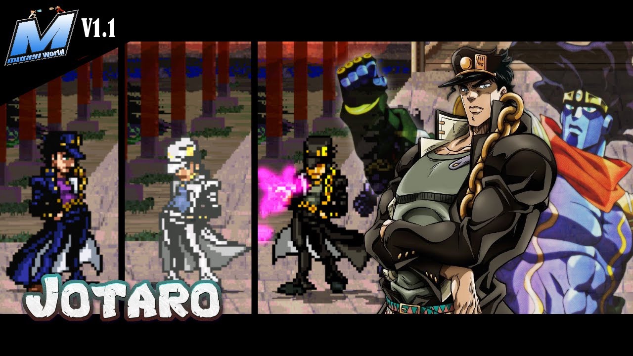 Jotaro All Versions / (MIKEL8888), Shadow Mercer, Chahine05 / M.U.G.E.N