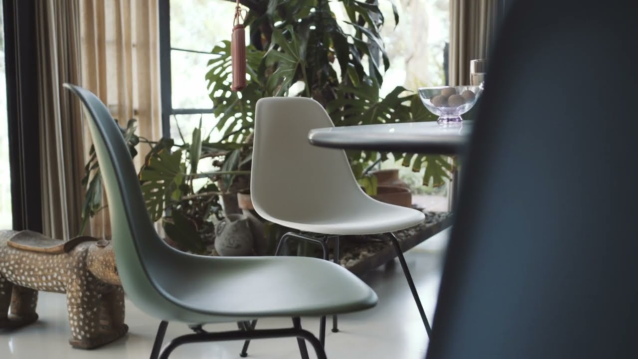 Eames Plastic Chairs RE by Charles & Ray Eames, produced by Vitra