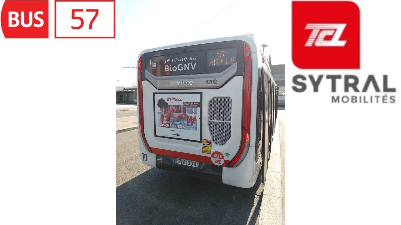 [TCL] Ligne 57 en Urbanway 12 MH GNV / Line 57 by Urbanway 12 MH GNV / Urbanway 12 MH GNVで57号線