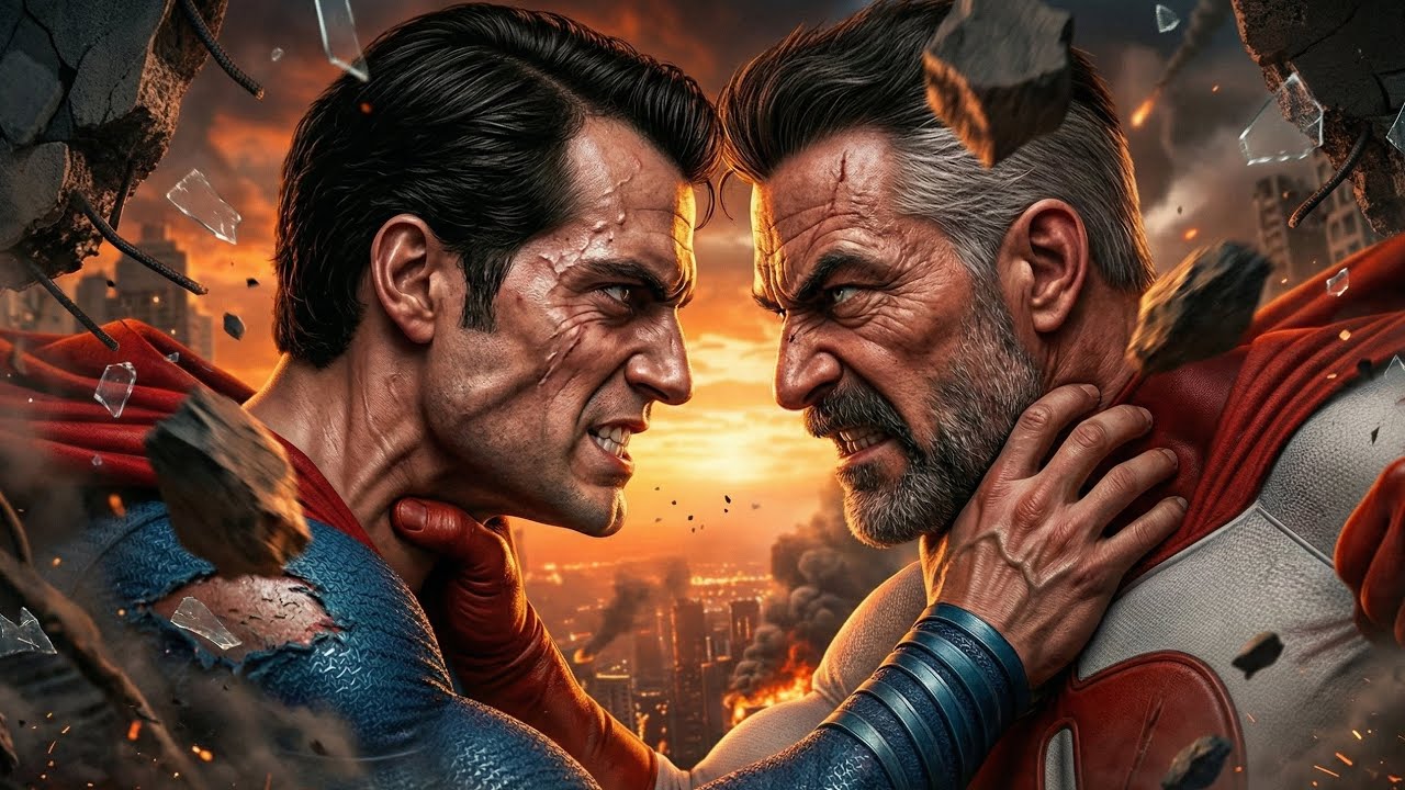 Superman vs Omniman | Batman with kryptonite helps Omniman 