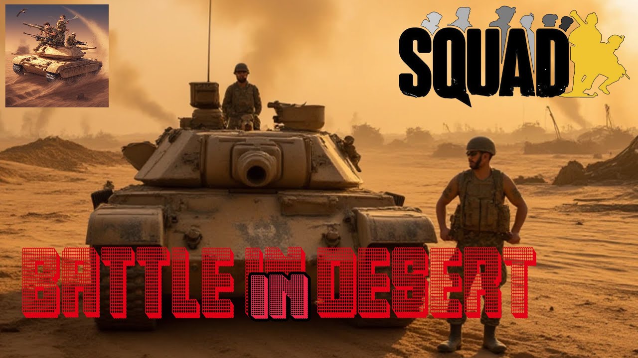 Т 62 на фарме в пустыне в буре нейронки. in SQUAD.