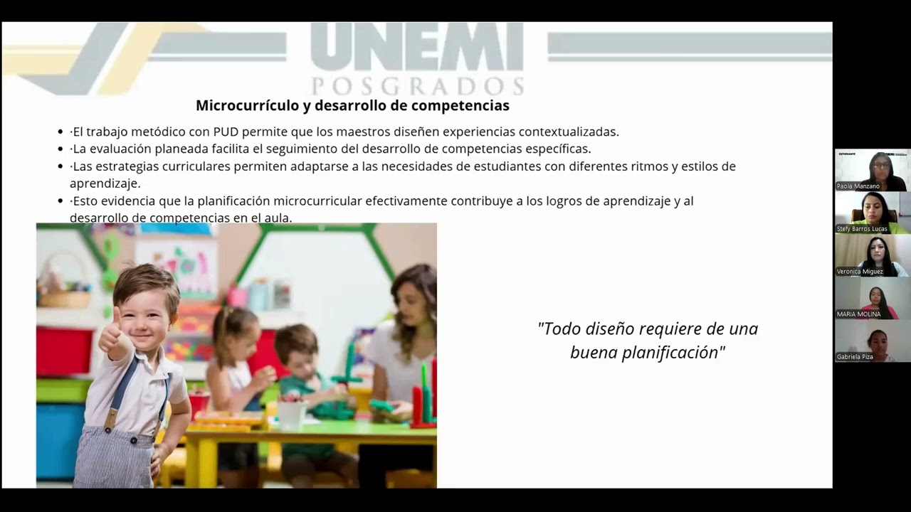 Exposición y Reflexión del PEI, PCI, PCA Y PUD