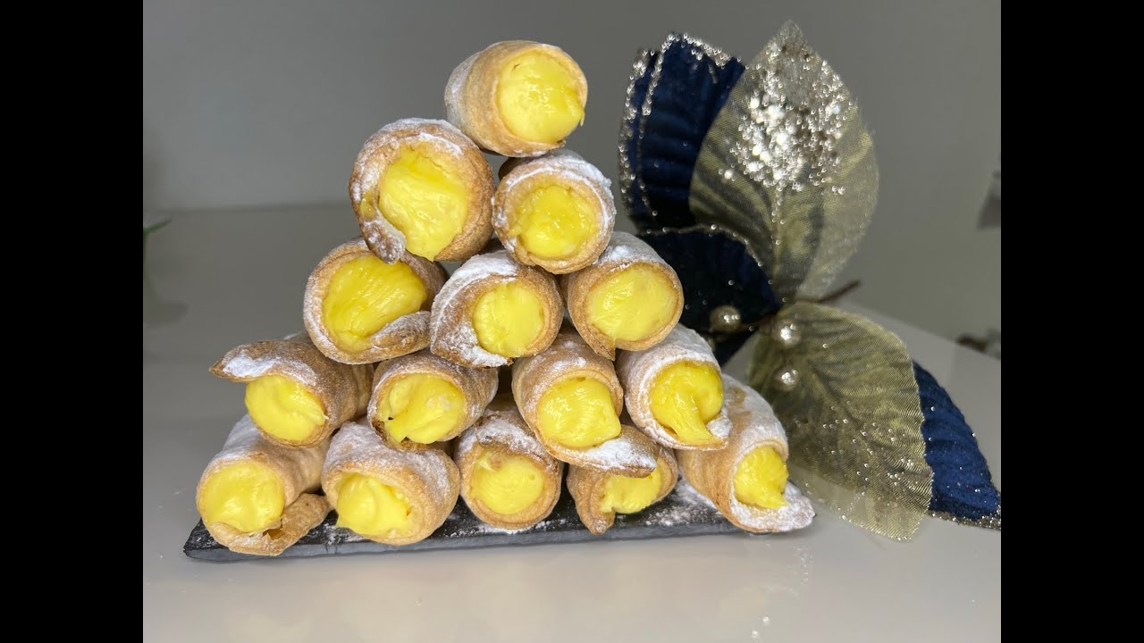 ŠAUMROLE od lisnatog tijesta💥sa neopisivo ukusnom i prozračnom kremom