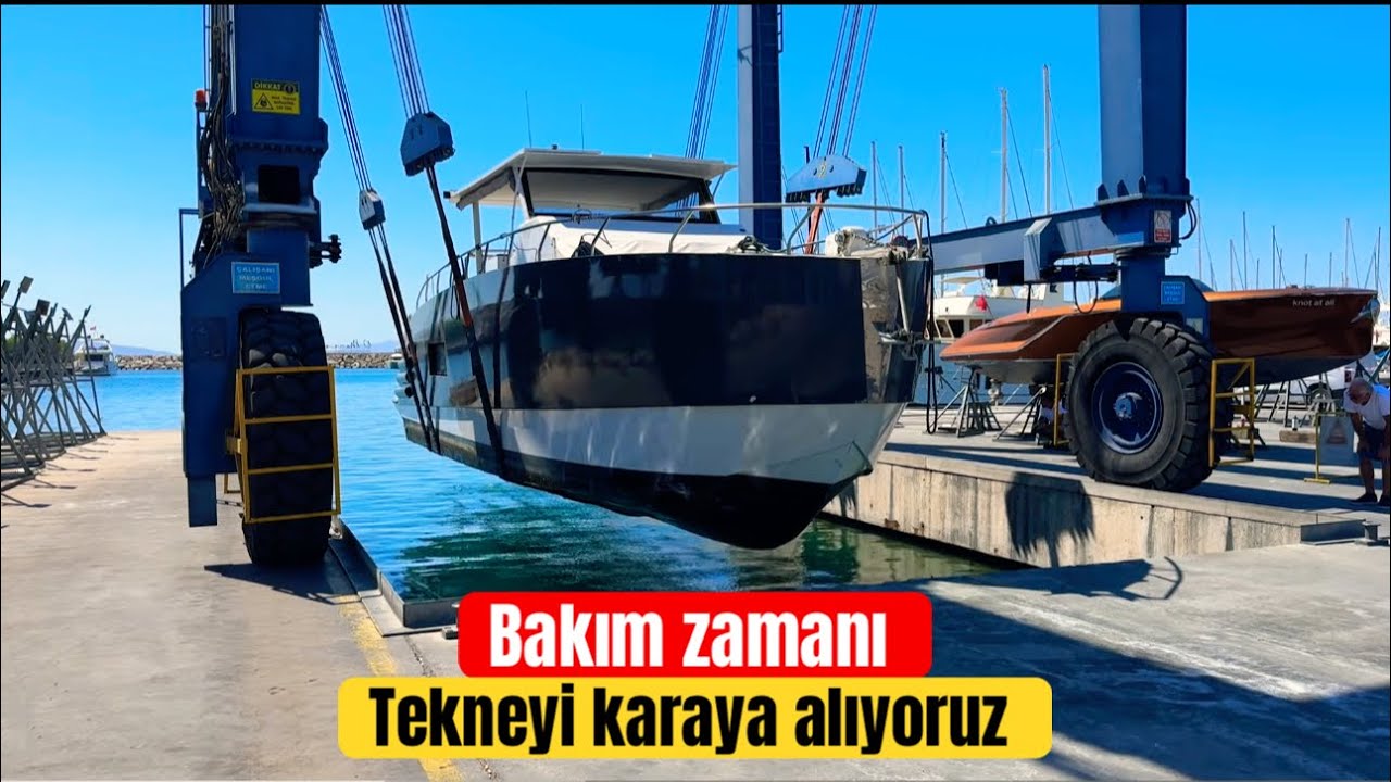 TEKNEYİ KARAYA ALIYORUZ GÖVDE BAKIM ONARIM REFİT İŞLEMLERİ