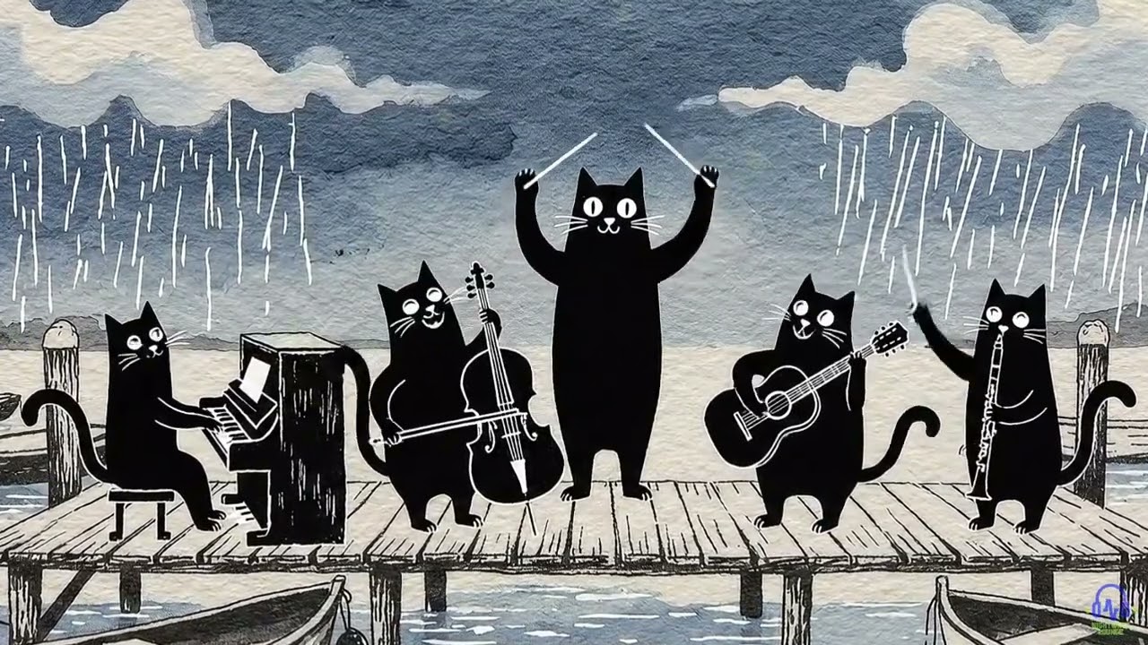Relax and Unwind with Black Cat Deep Bass Jazz Grooves Full of Feel Good Energy