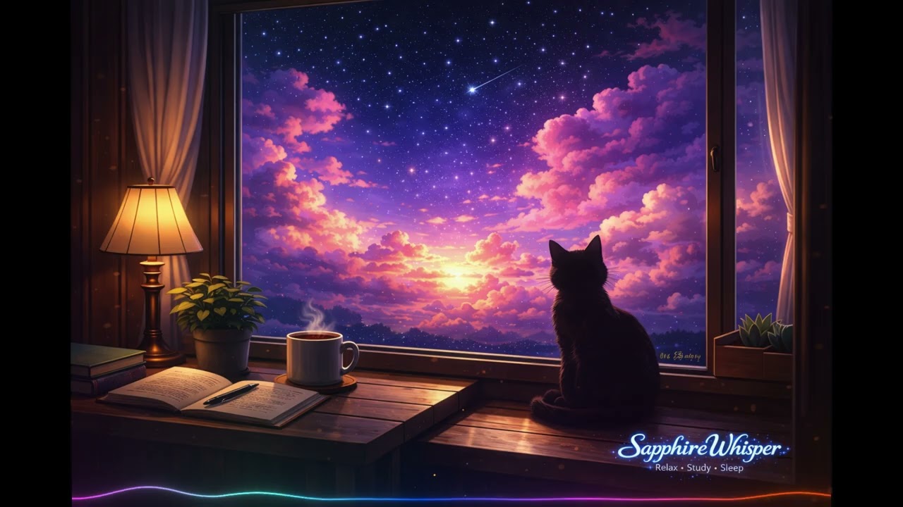 Cozy Study Café Lofi ☕📚 | Warm Piano & Chill Focus Beats (3H)