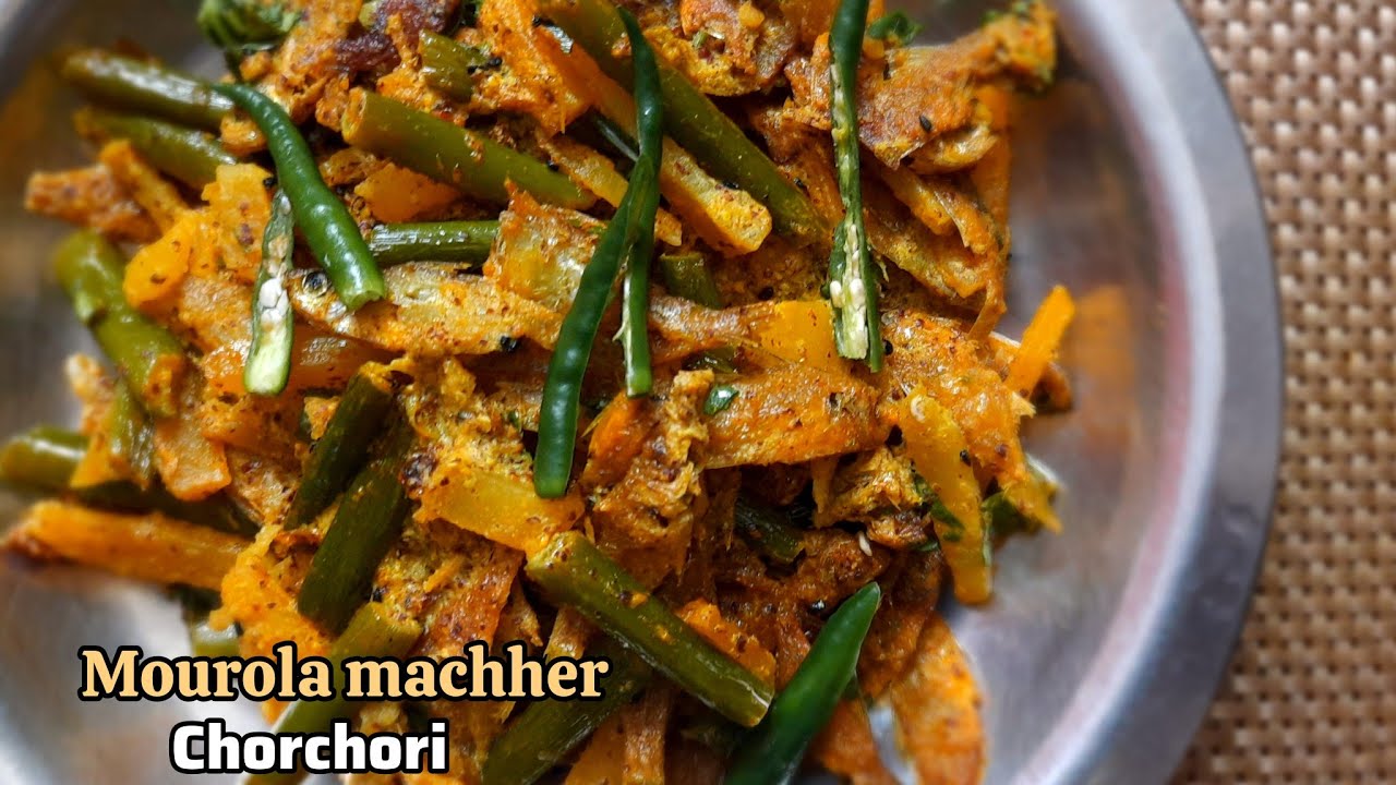 মৌরলা মাছের চচ্চড়ি |Mourola Macher Chorchori | Bengali Fish Recipe | Easy Bangla Ranna w subtitles 