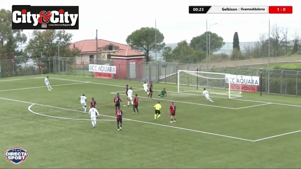 Calcio Serie D Gir. G - Gelbison-Ilvamaddalena 2-2 (Highlights)