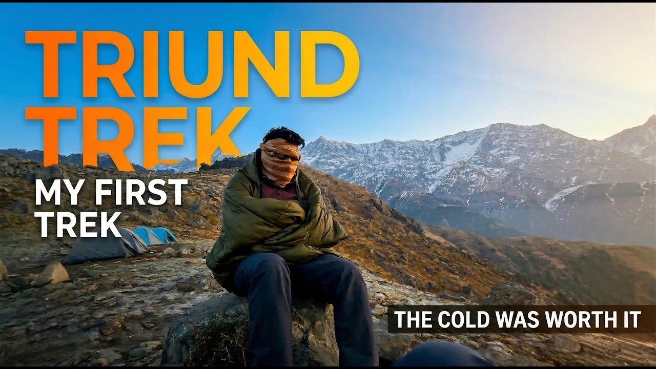 From the City to the Snow: My First Trekking Experience ✨ | Triund 🏔️