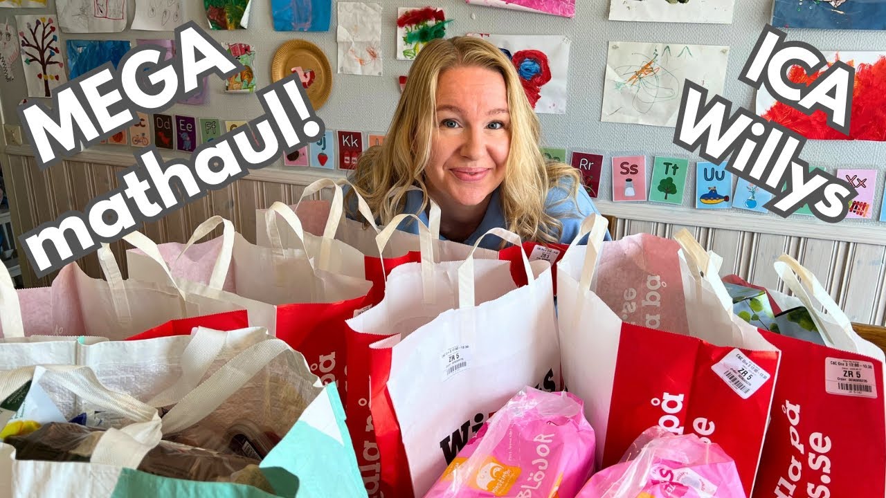 MEGA MATHAUL 🛒 ICA Maxi & Willys | Handla billigt på extrapris + födelsedagsfix 🎉