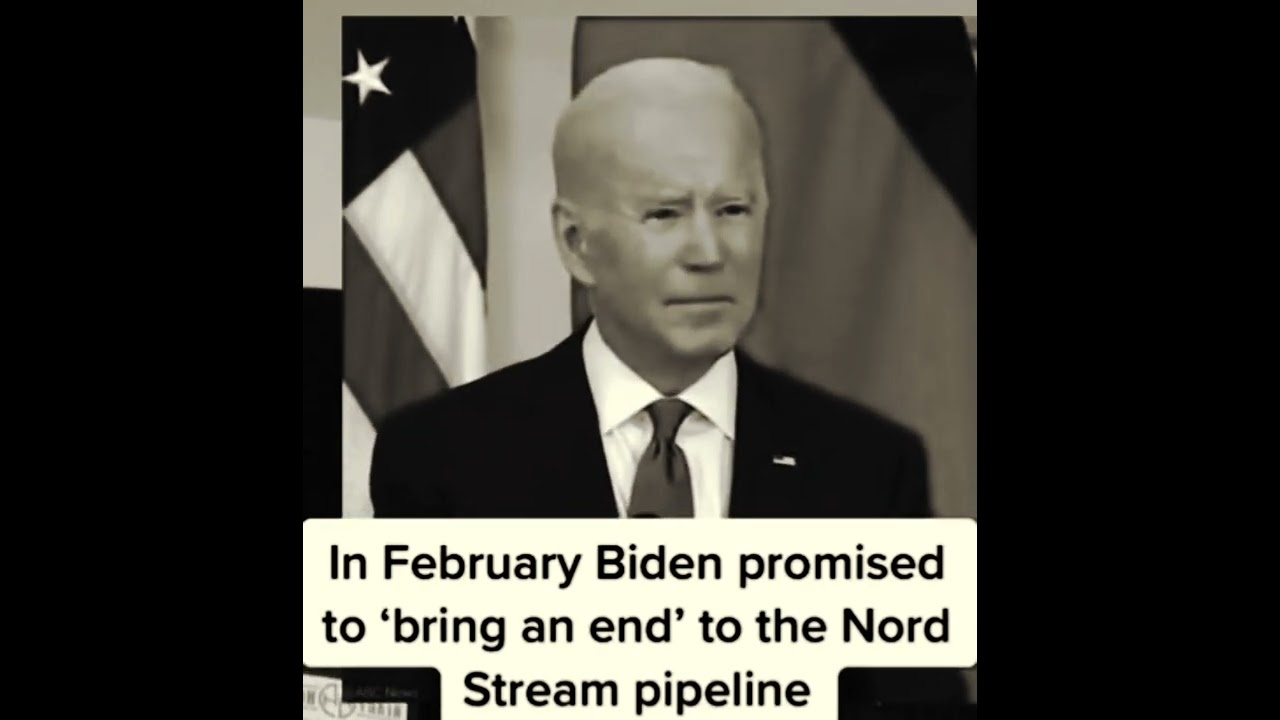Nord Stream Gas Pipeline Explosion