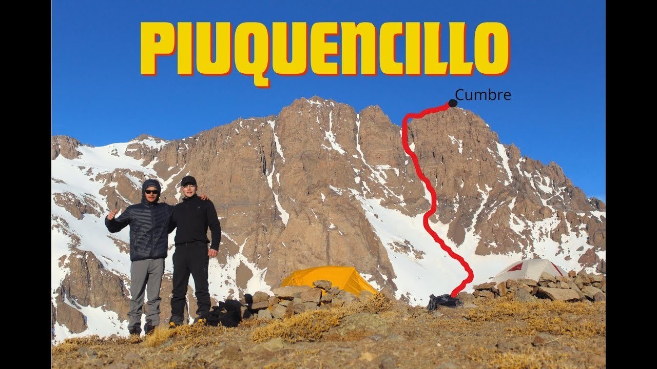 Cerro Piuquencillo por canaleta central - septiembre 2024