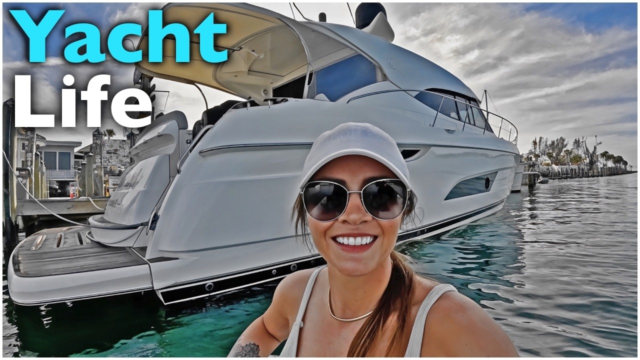 Visiting VENICE Florida's FAMOUS Crow's Nest Marina on our 60ft Yacht! | EP18