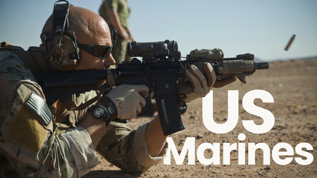 Live Firing With US Marines at Base Camp Pendleton, California