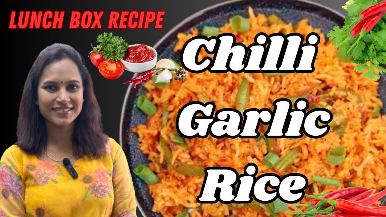 Chilli Garlic Rice|Lunchbox Recipe|@swapnavaitla |#cookeryshow #cheflife #cooking #youtube