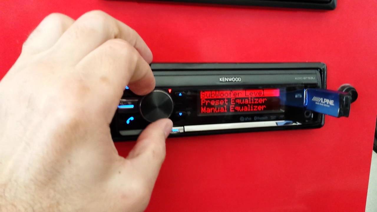 Kenwood KDC-BT53U Bluetooth + DTA Time Alignment
