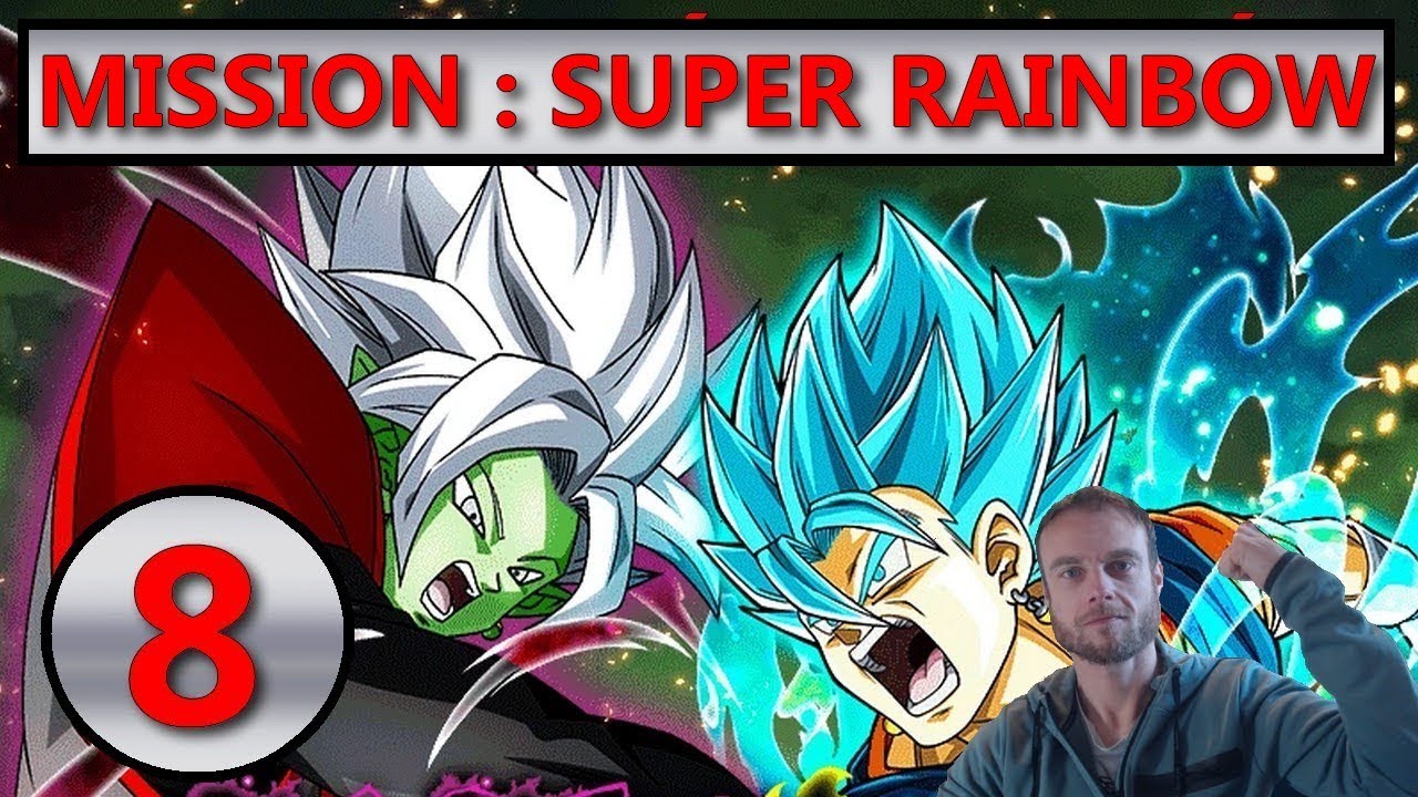 NIVEAU 8 LA COLERE DIVINE MISSION SUPER RAINBOW FACE A ZAMASU TEC : DRAGON BALL Z DOKKAN BATTLE