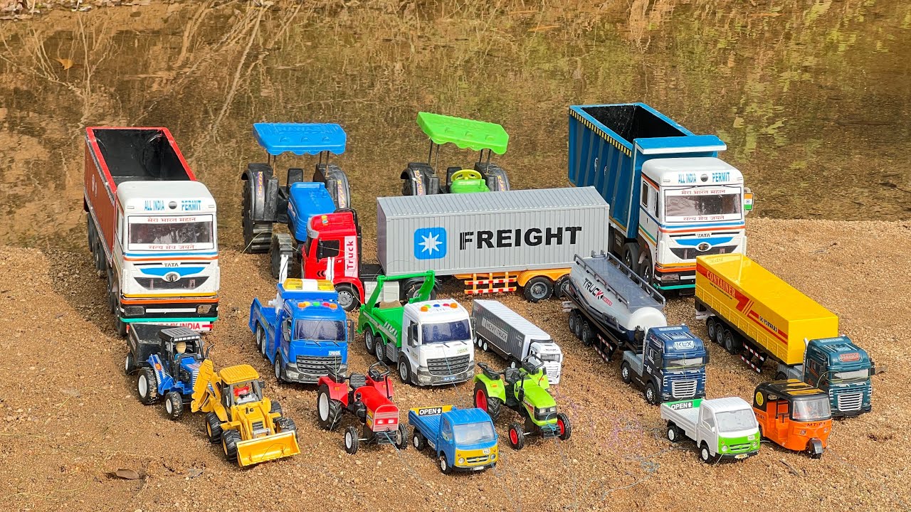 Jump River Tractor Truck Car Bike JCB 3DXBus Train Auto Rickshaw Container TruckHMT Dumper ? Part 2
