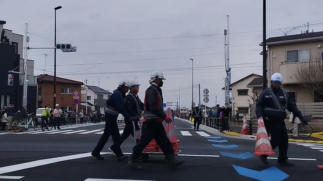 新東京所沢線の開通に立ち会った