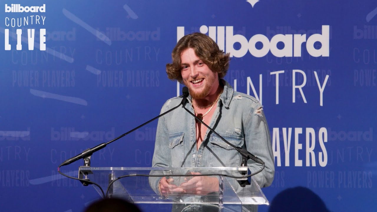 Bailey Zimmerman Accepts the Rookie of the Year Award | Billboard Country Live
