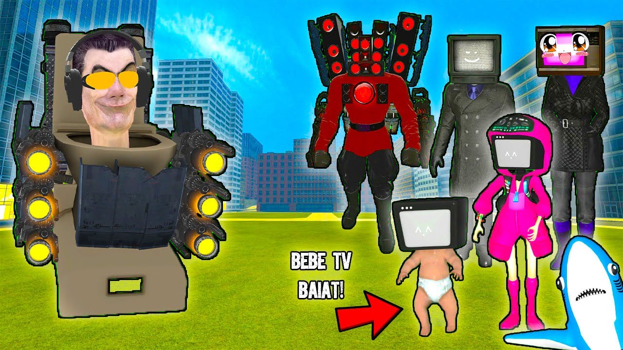 DOAMNA TV A NASCUT UN NOU COPIL! BAIATUL TV ESTE FRATELE ADOLESCENTEI TV! DRACULASS VS SKIBIDI BOSS!
