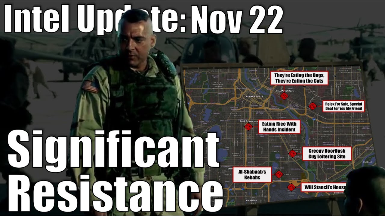 Intel Update - November 22 - Significant Resistance