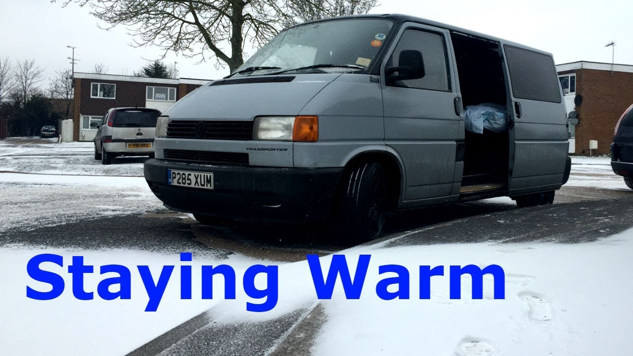 How I stay warm in my van overnight