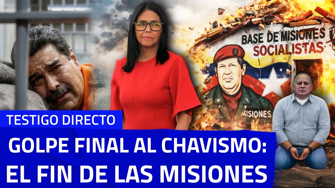 ¡GOLPE A DIOSDADO! Delcy elimina las misiones de Chávez: Drástico recorte que desmorona al CHAVISMO