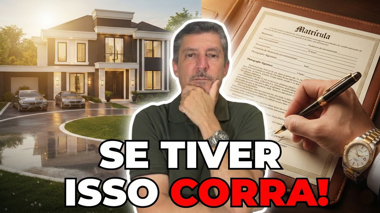 VOCÊ pode PERDER seu IMÓVEL... (ANALISE sua MATRÍCULA)