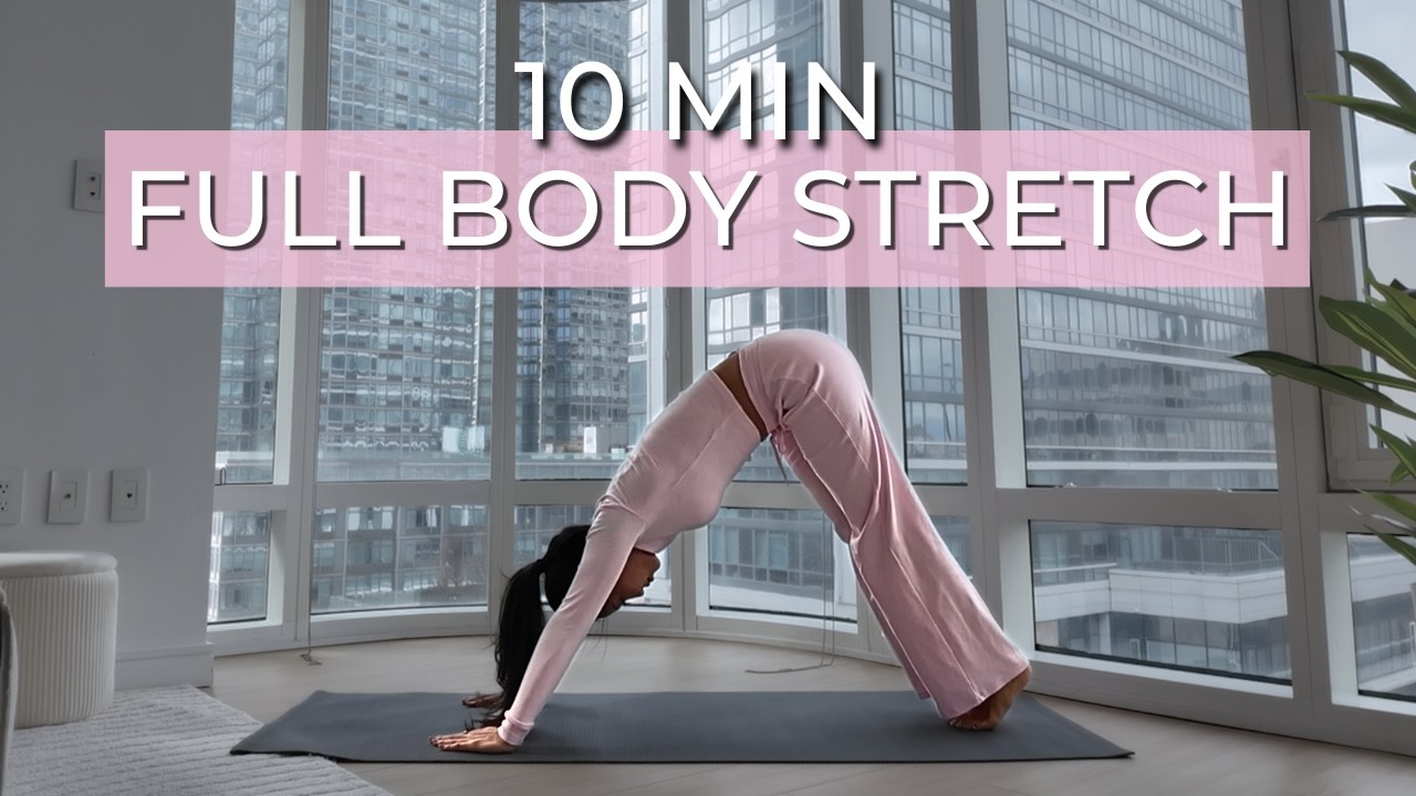 10 MIN Slim Full Body Pilates Stretch | no equipment