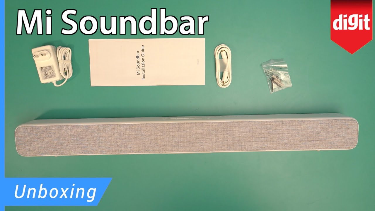 Mi Soundbar Unboxing