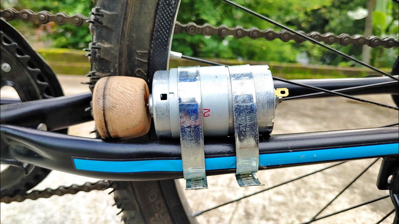 How to Make Electric Bike With 775 Motor