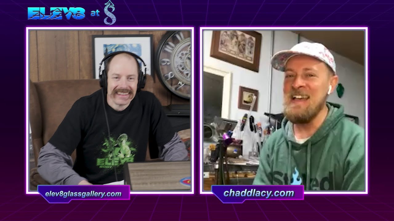 Chadd Lacy glass blower Elev8 at 8 interview from chaddlacy.com