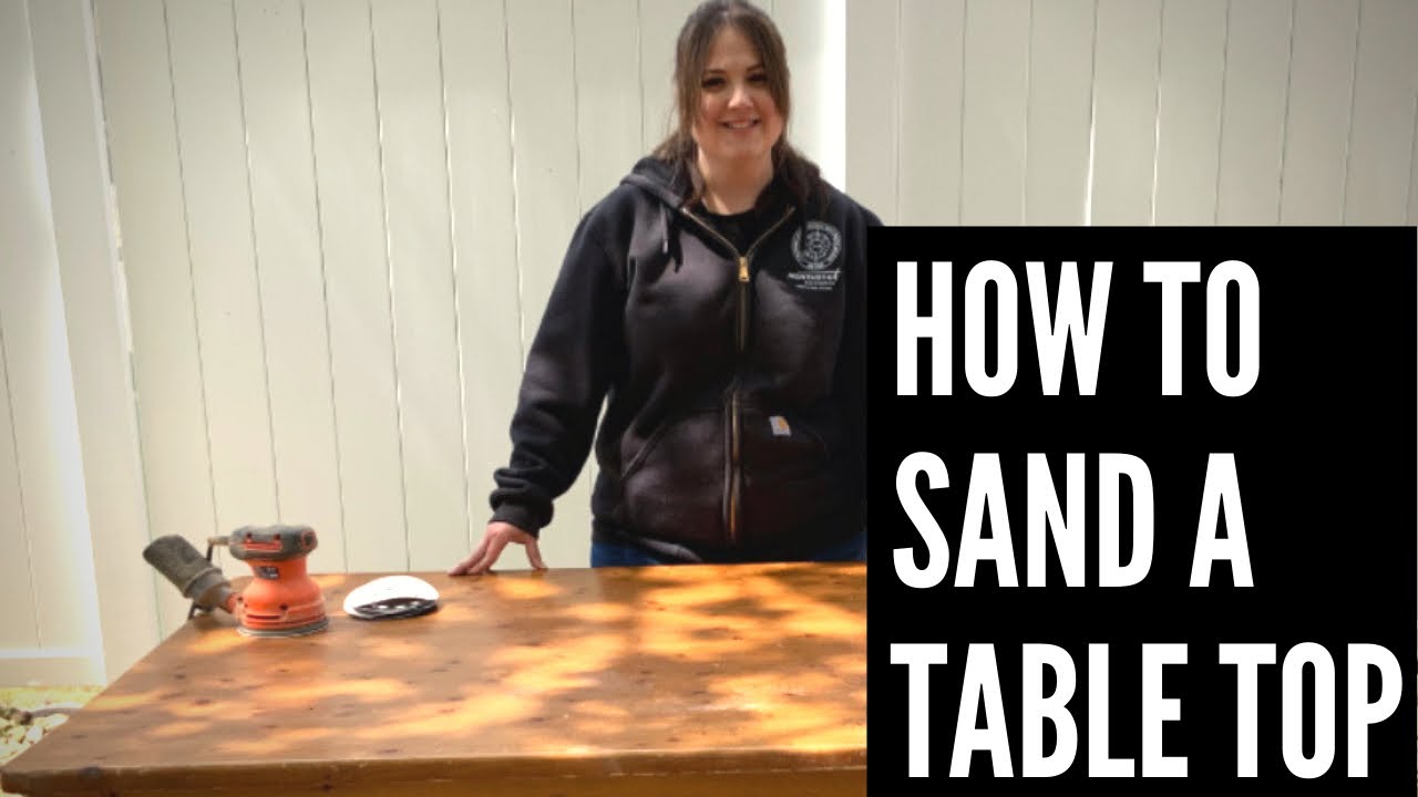 How to Sand a Table Top | Sanding 101