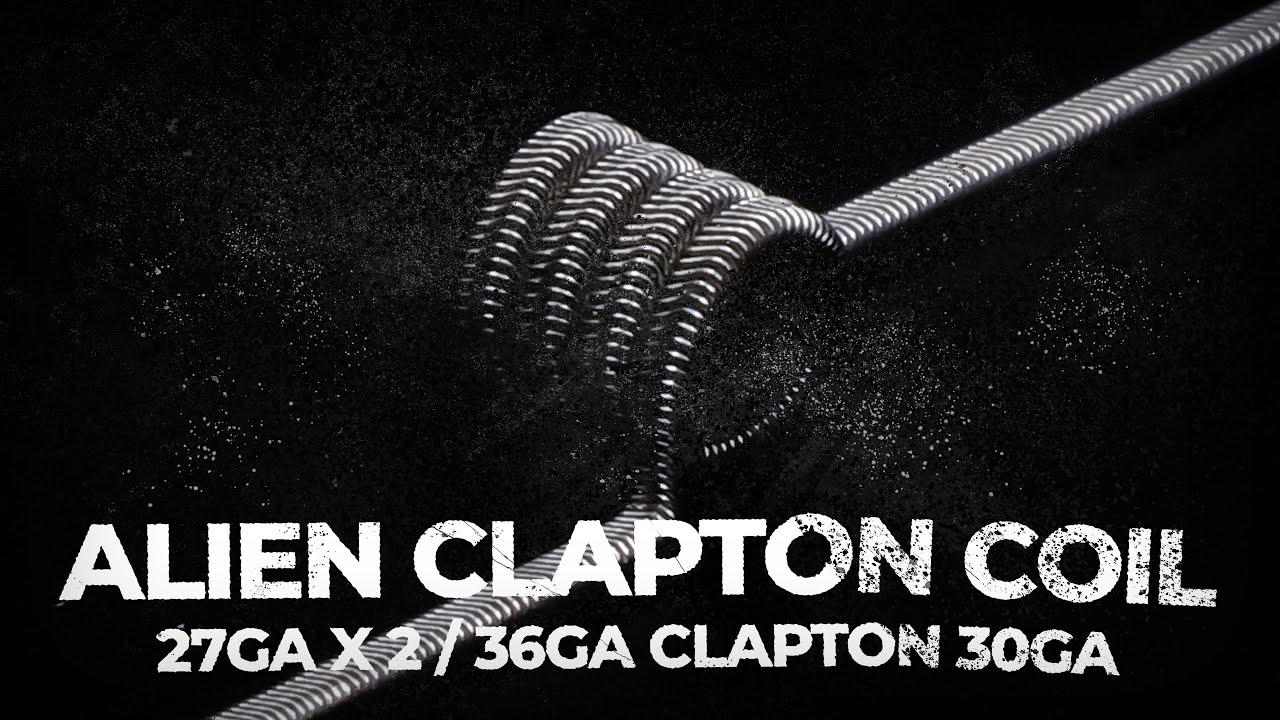 วิธีทำลวด : Alien Clapton Coil 2-Core 27/36Ga Clapton 30Ga