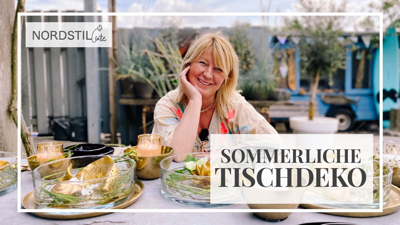 Sommerliche Tischdeko | Nordstil Imke Riedebusch