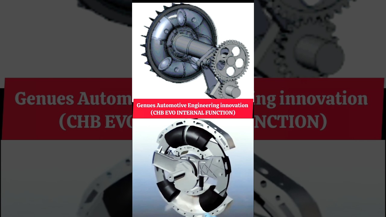 Genues Automotive Engineering Innovation | CHB EVO Engine Internal Function #Shorts