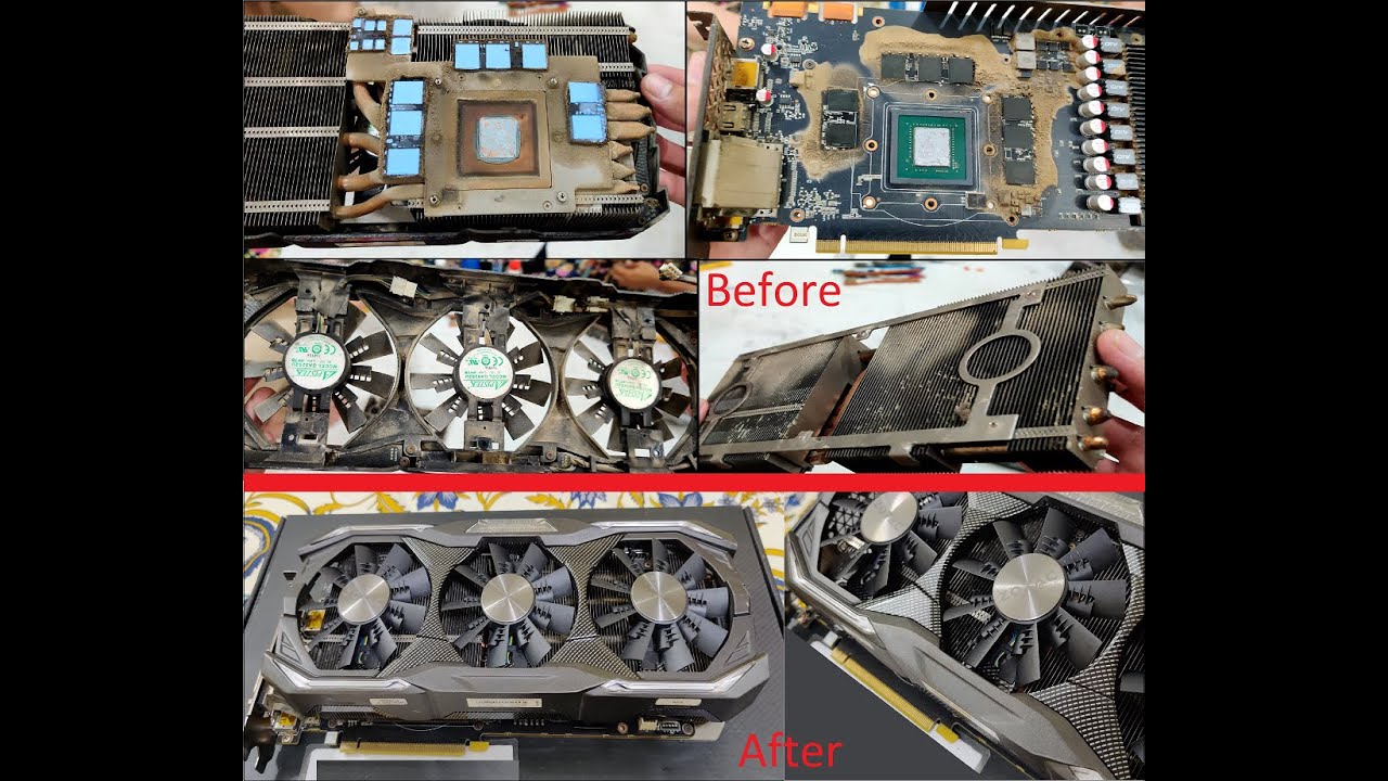 Deep Cleaning & Repasting ZOTAC GTX 1070