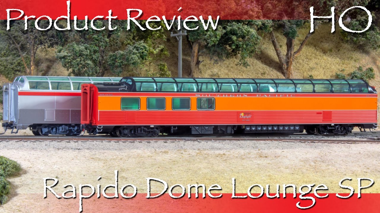 Recycled Dome Cars? - Unboxing and Product Review of Rapido’s HO Scale SP Dome Lounge Cars