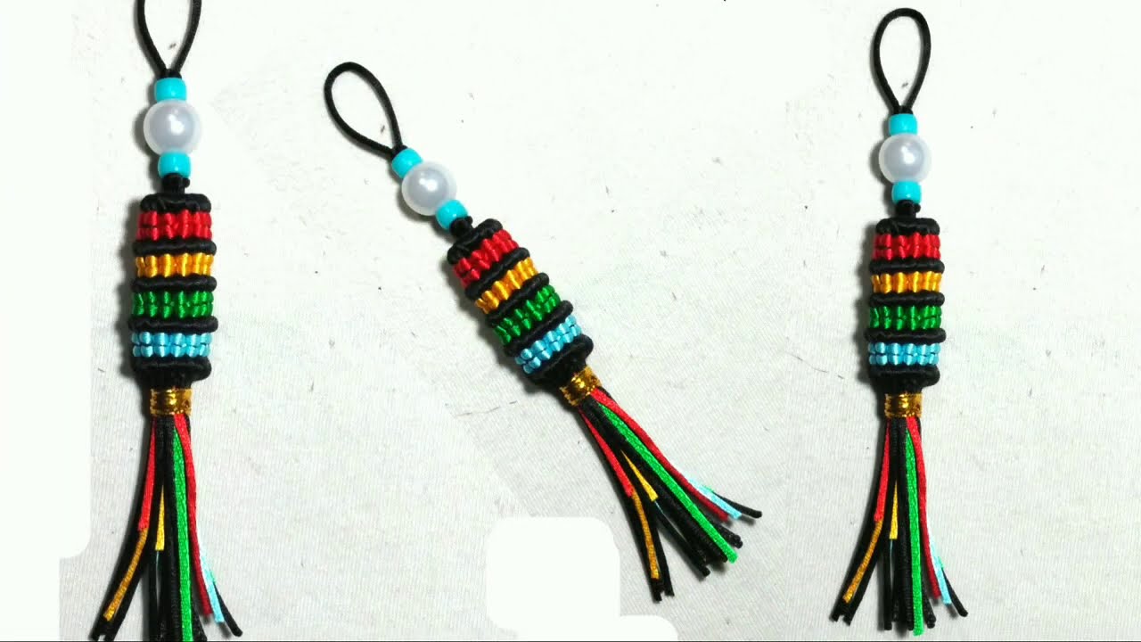 GANTUNGAN KUNCI LAMPION PELANGI, EASY,SIMPLE,MACRAME KEYCHAIN, SOUVENIR,LANYARD, TUTORIAL,TALIKUR