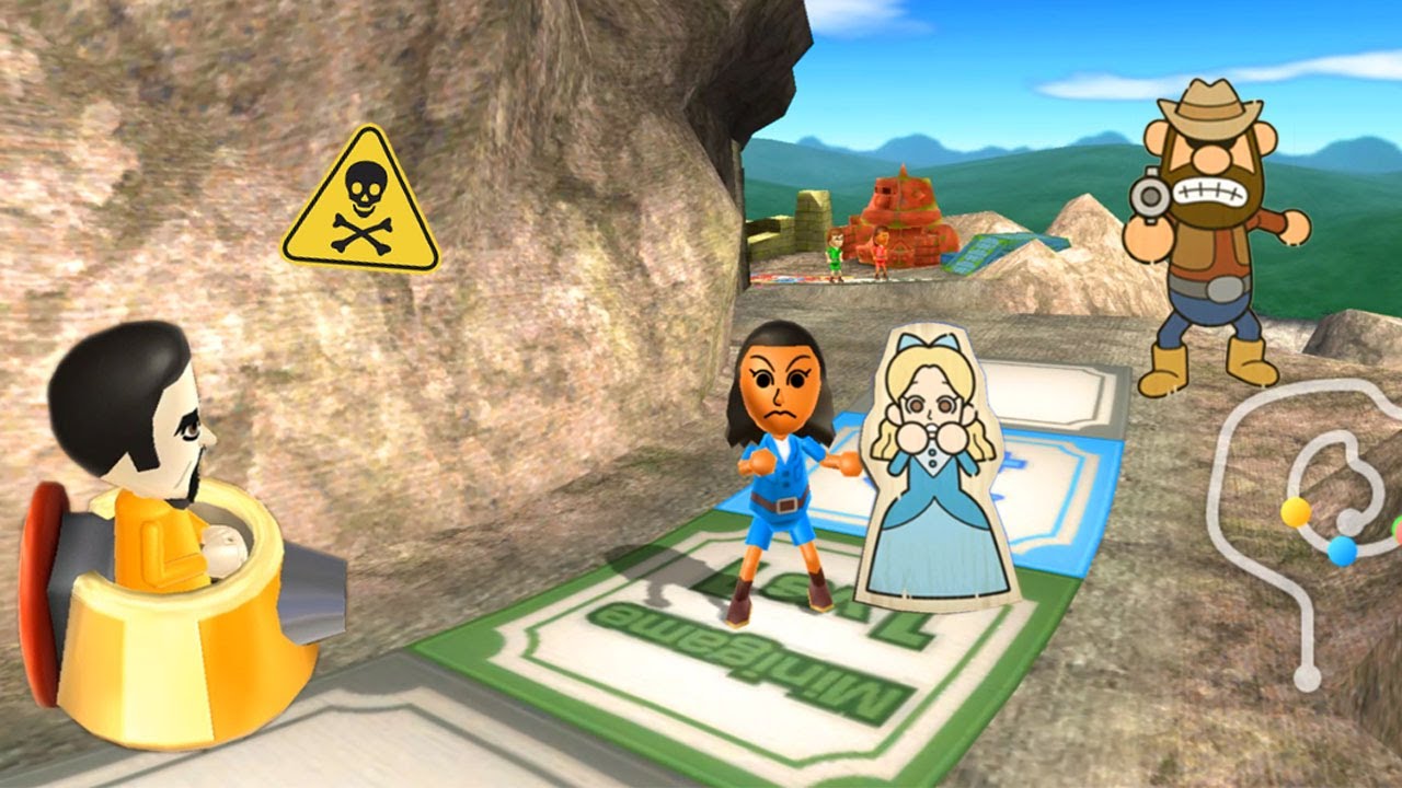 Wii Party Series Board Game Island - Guest D vs Steph vs Pierre vs Victor (Master Difficulty)